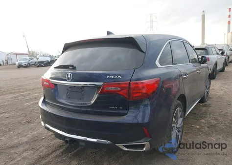 2018 Acura Mdx Technology Package Acurawatch Plus Pkg из США, поврежденный, VIN 5J8YD4H53JL024907